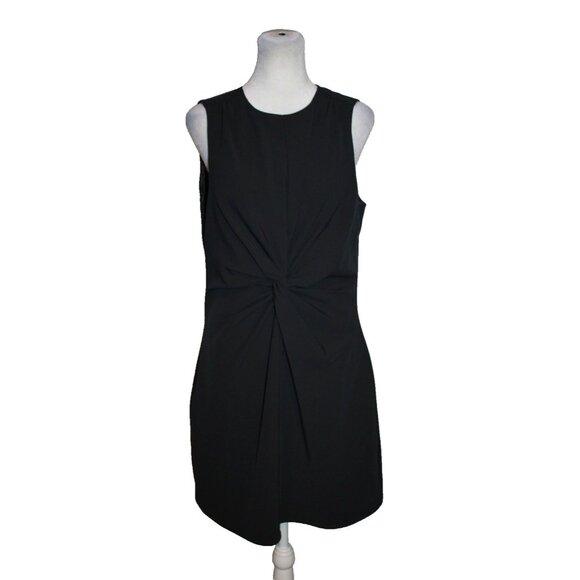Cinq a Sept Dress Black Sleeveless Knot Front Formal Party Cocktail Size 10 - Picture 1 of 2